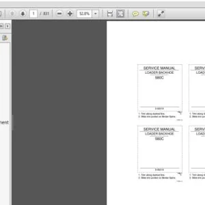 CASE 580C BACKHOE LOADER SERVICE REPAIR MANUAL (9-66018R0) CASE 580C BACKHOE - PDF Download
