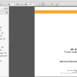 CASE 851 EX Tractor Loader SERVICE REPAIR  MANUAL (48190549) CASE 851 EX - PDF Download