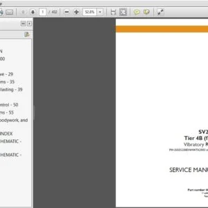 CASE SV208D Tier 4B (final) Vibratory Roller SERVICE REPAIR MANUAL (48150518) CASE SV208D - PDF Download