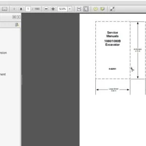 Case 1080/1080B Excavator Service Repair Manual (8-42681) Case 1080/1080B - PDF Download