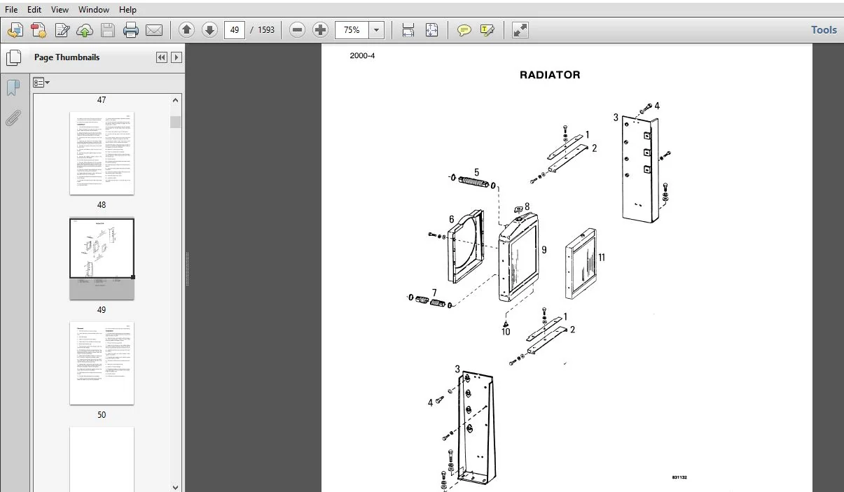Case 1080/1080B Excavator Service Repair Manual (8-42681) Case 1080/1080B - PDF Download - Image 2