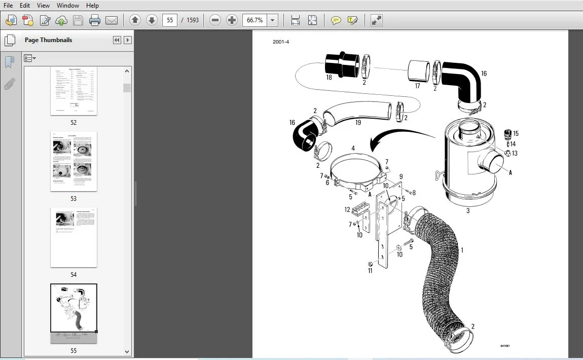 Case 1080/1080B Excavator Service Repair Manual (8-42681) Case 1080/1080B - PDF Download - Image 3