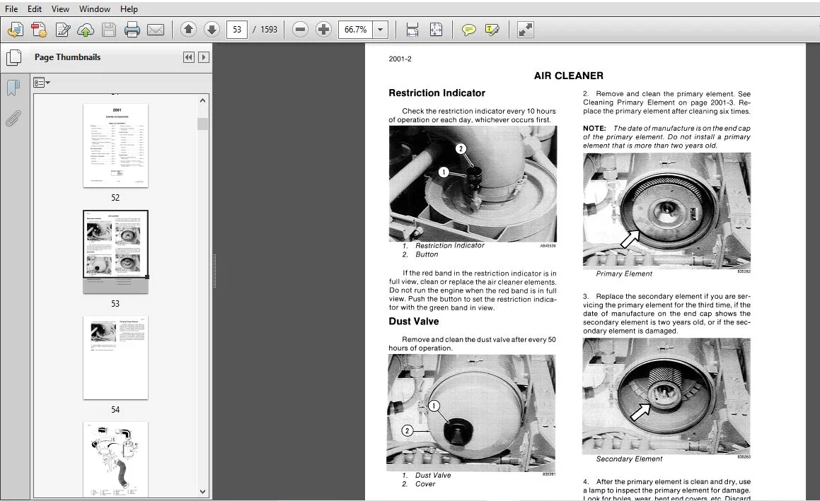 Case 1080/1080B Excavator Service Repair Manual (8-42681) Case 1080/1080B - PDF Download - Image 4