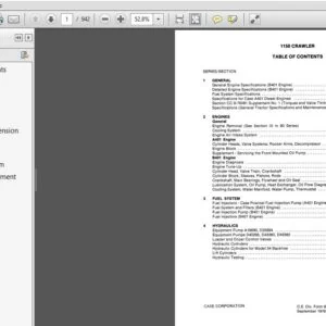 Case 1150 Crawler Service Repair Manual (9-72483R0) Case 1150 - PDF Download