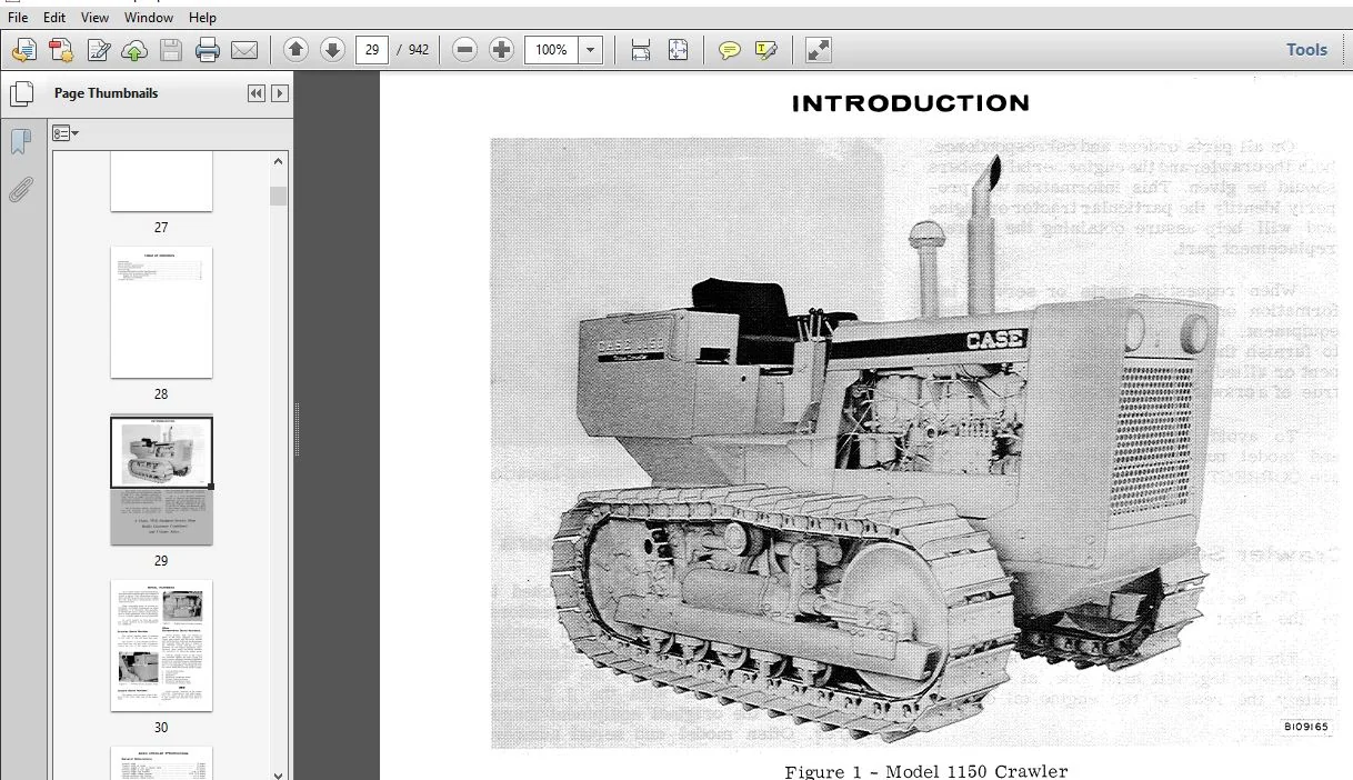 Case 1150 Crawler Service Repair Manual (9-72483R0) Case 1150 - PDF Download - Image 3