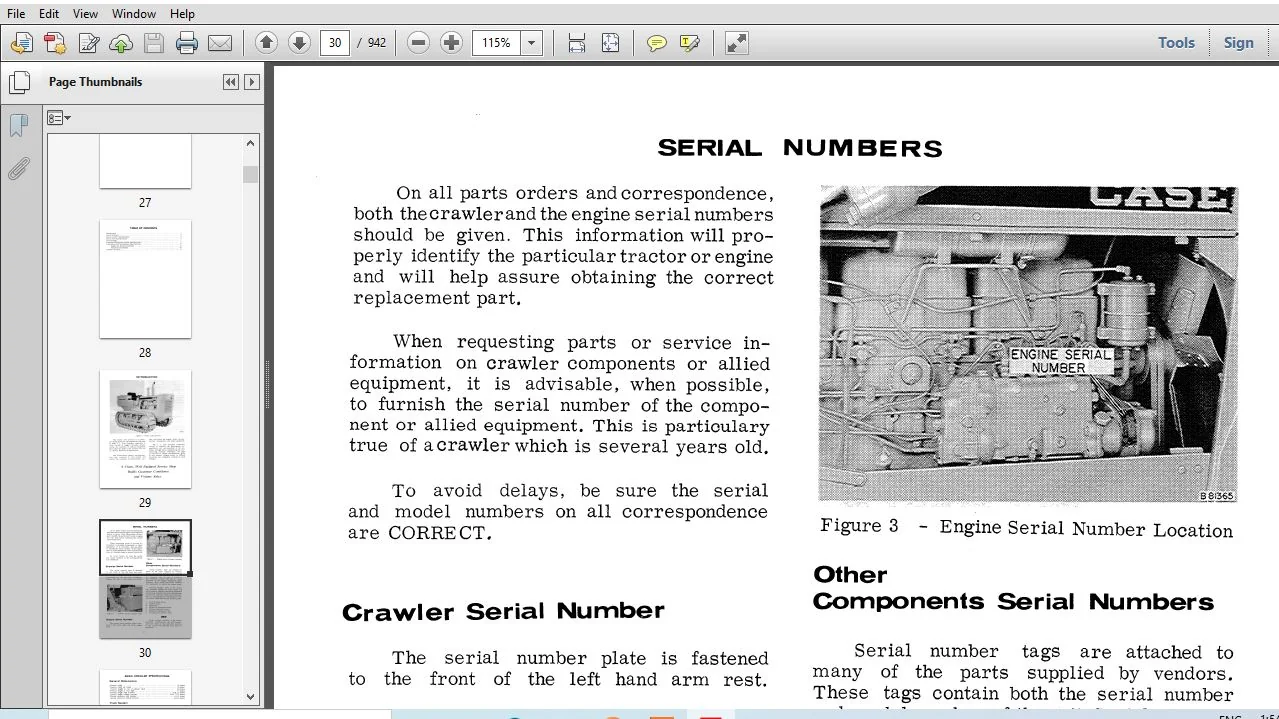 Case 1150 Crawler Service Repair Manual (9-72483R0) Case 1150 - PDF Download - Image 4