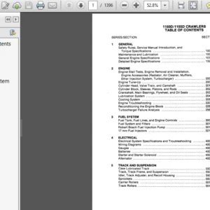Case 1150D 1155D Crawlers Service Workshop Repair Manual - PDF DOWNLOAD