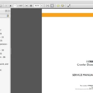 Case 1150L  Crawler Dozer Service Repair Manual 47998874A - PDF DOWNLOAD