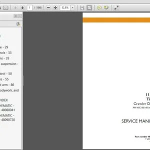 Case 1150M Tier 2 Crawler Dozer Service Manual (48080035) Case 1150M - PDF Download