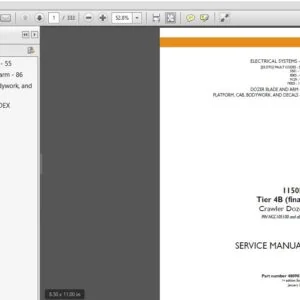 Case 1150M Tier 4B (final) Crawler Dozer Service Repair Manual (48090733) Case 1150M - PDF Download