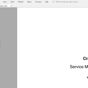 Case 120 Crawler Service Manual S406208M2 - PDF DOWNLOAD