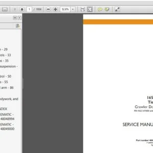 Case 1650M Tier 2 Crawler Dozer Service Manual (47907870) Case 1650M Crawler Dozer - PDF Download