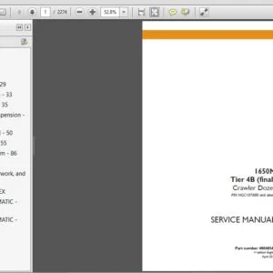 Case 1650M Tier 4B (final) Crawler Dozer Service Repair Manual (48048566) Case 1650M - PDF Download