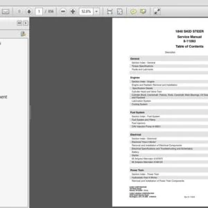 Case 1840 Skid Steer Service Repair Manual (8-11093) Case 1840 - PDF Download