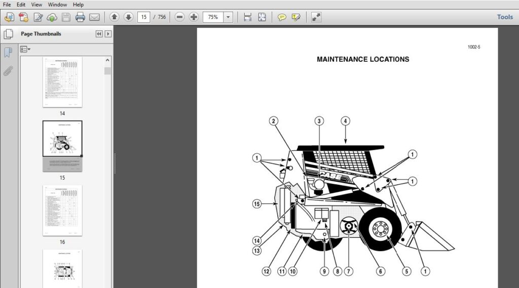 Case 1845C Skid Steer Service Repair Manual (8-42913R0) Case 1845C