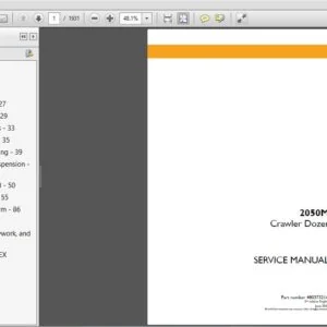 Case 2050M Crawler Dozer Service Manual (48037321A) Case 2050M - PDF Download