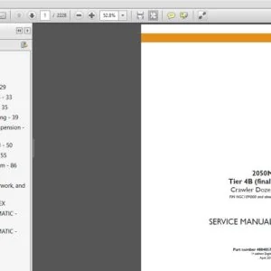 Case 2050M Crawler Dozer Tier 4B(Final) Service Manuals (48048570) Case 2050M Crawler Dozer - PDF Download