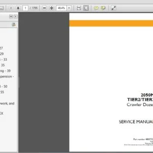 Case 2050M TIER2,TIER3 Crawler Dozer Service Manual (48037321) Case 2050M - PDF Download