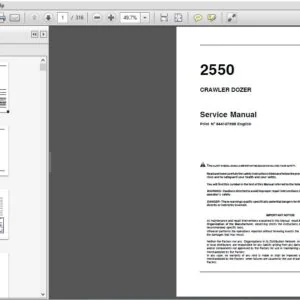 Case 2550 Crawler Dozer Service Repair Manual (84414739B) Case 2550 Crawler - PDF Download