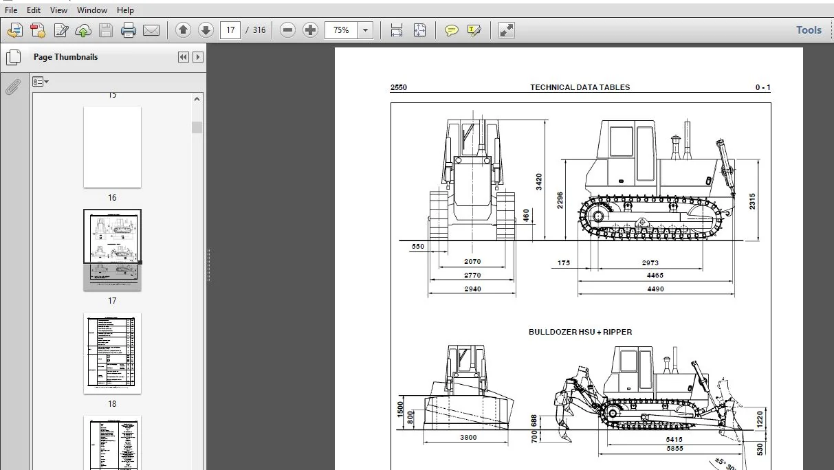 Case 2550 Crawler Dozer Service Repair Manual (84414739B) Case 2550 Crawler - PDF Download - Image 3