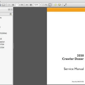 Case 3550 Crawler Dozer Service Repair Manual (84414747B) Case 3550 Crawler - PDF Download