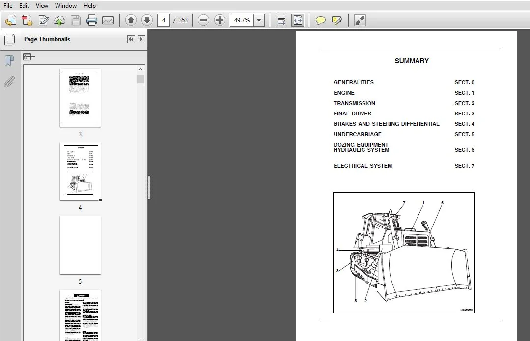Case 3550 Crawler Dozer Service Repair Manual (84414747B) Case 3550 Crawler - PDF Download - Image 2