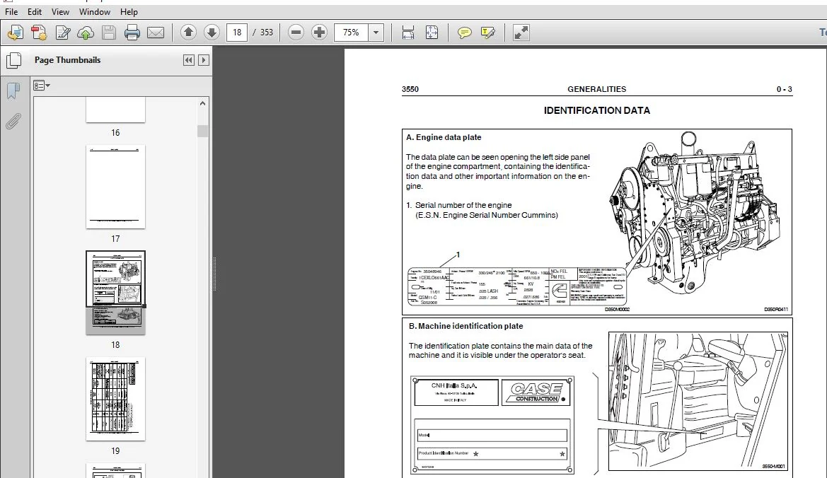 Case 3550 Crawler Dozer Service Repair Manual (84414747B) Case 3550 Crawler - PDF Download - Image 4