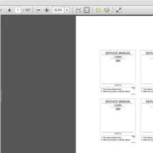 Case 380 Loader Service Repair Manual (9-67012) Case 380 - PDF Download