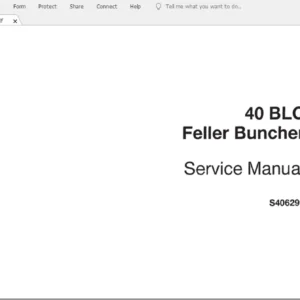 Case 40 BLC Feller Buncher Service Repair Manual (S406299) Case 40 - PDF Download