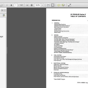 Case 40 Crawler Series E Service Repair Manual (8-38230R0) Case 40 Crawler - PDF Download