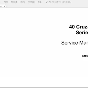 Case 40 Cruz-Air Series D Service Repair Manual (S406259M2) Case 40 - PDF Download