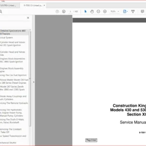 Case 430, 530 Construction King Loader Service Manual  9-70011 - PDF Download