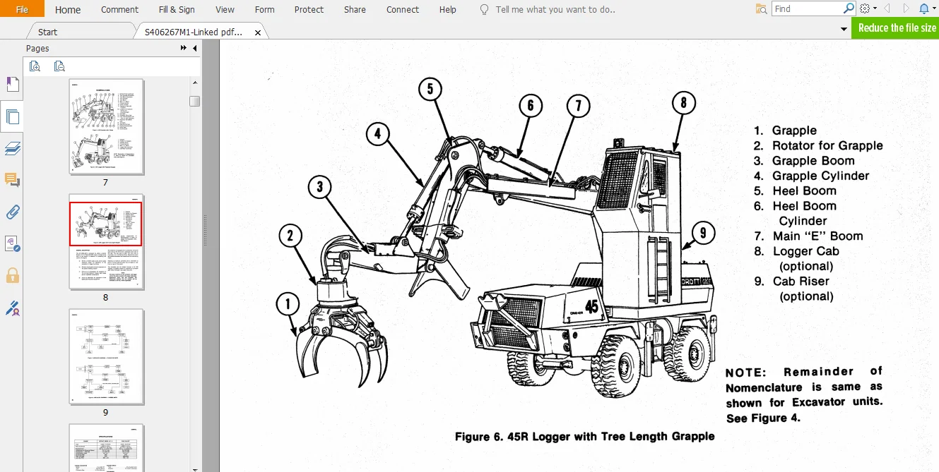 Case 45 Cruz-Air Excavator Service Repair Manual (S406267M1) Case 45 - PDF Download - Image 3