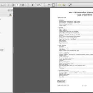 Case 480C Backheo Loader Service Repair Manual Case 480C - PDF Download