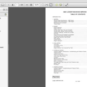 Case 480C Backheo Loader Service Repair Manual (9-66026R0) Case 480C - PDF Download