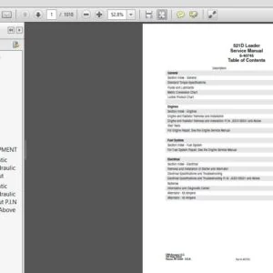 Case 521D Loader Service Repair Manual (6-40745) Case 521D - PDF Download