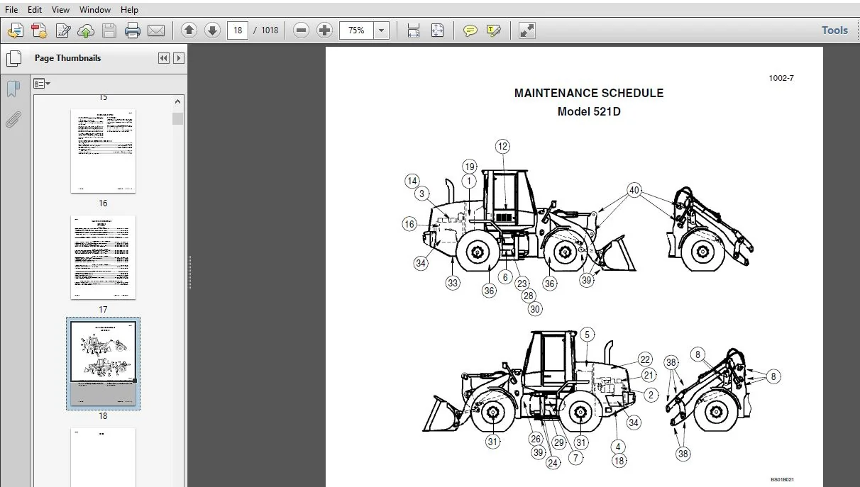 Case 521D Loader Service Repair Manual (6-40745) Case 521D - PDF Download - Image 4