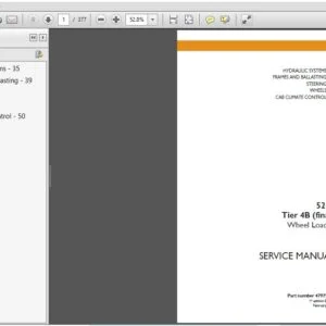 Case 521F Tier 4B (final) Wheel Loader Service Repair Manual Case 521F - PDF Download