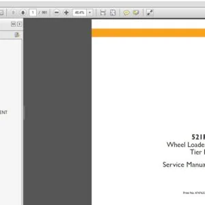 Case 521F Wheel Loader Tier II Service Repair Manual (47476327) Case 521F - PDF Download