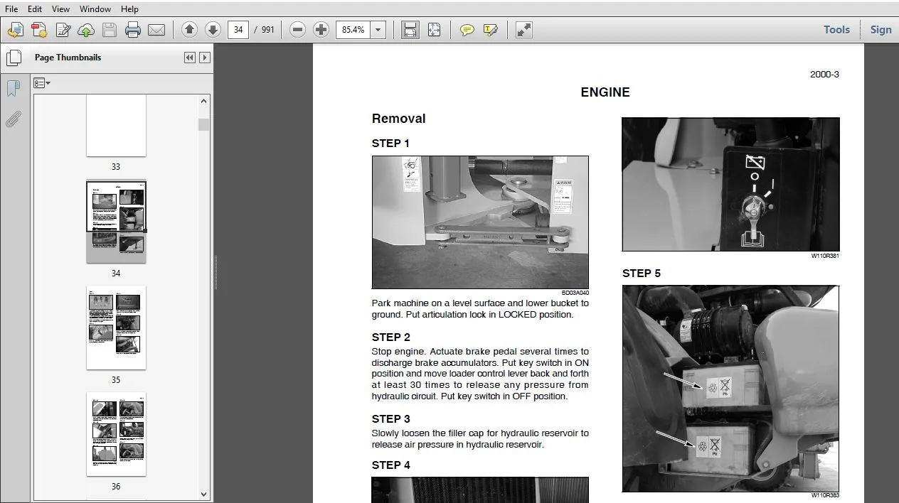 Case 521F Wheel Loader Tier II Service Repair Manual (47476327) Case 521F - PDF Download - Image 3