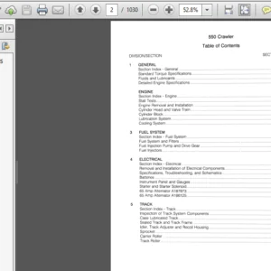 Case 550 Crawler Service Repair Manual Case 550 - PDF DOWNLOAD