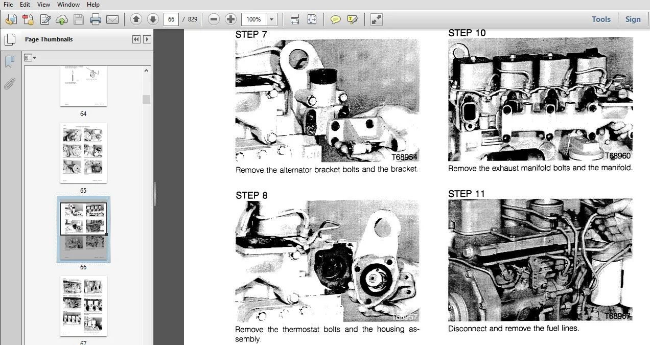 CASE 550E CRAWLER SERVICE REPAIR MANUAL (8-16692R0) CASE 550E - PDF Download - Image 4
