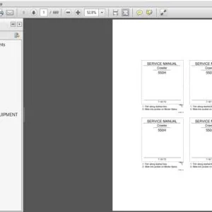 Case 550H Crawler Service Repair Manual (7-16170R0) Case 550H - PDF Download