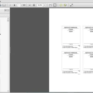 Case 550H Crawler Service Repair Manual (7-16170) Case 550H - PDF Download