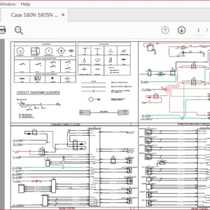 Case 580N 580SN 580SN WT 590SN Electrical Schematic Manual (84582772) - PDF Download