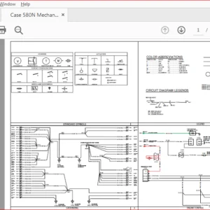 Case 580N Mechanical Engine SPS Transmission Electrical Schematic Manual (84470422) Case 580N - PDF Download