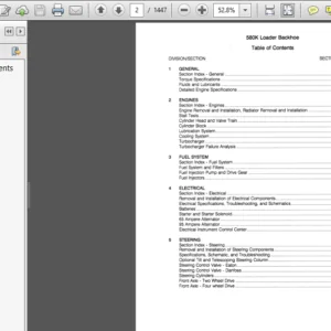 Case 580k Backhoe Loader Service Repair Manual (8-12790) Case 580k - PDF Download