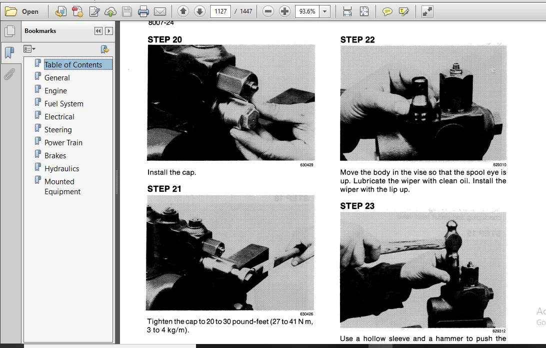 Case 580k Backhoe Loader Service Repair Manual (8-12790) Case 580k - PDF Download - Image 4