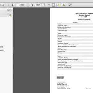 Case 585G/586G Forklift Service Repair Manual (7-14851) Case 585G/586G - PDF Download