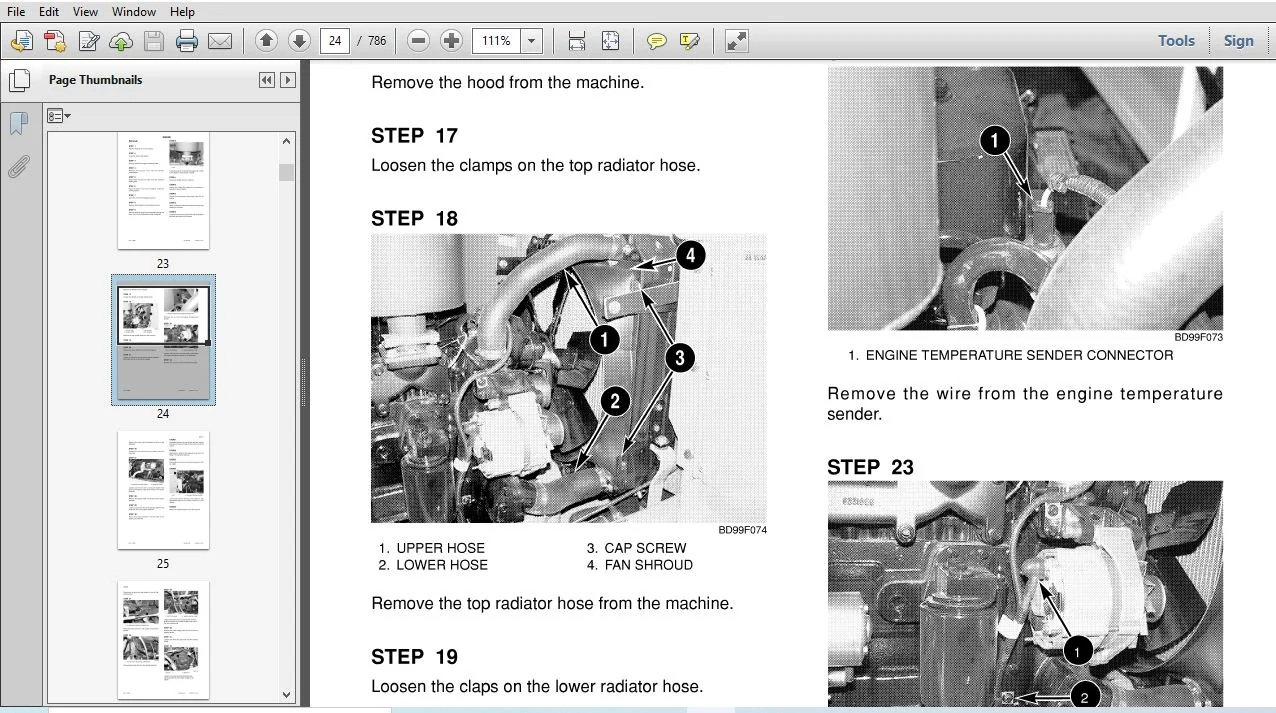 Case 585G/586G Forklift Service Repair Manual (7-14851) Case 585G/586G - PDF Download - Image 3